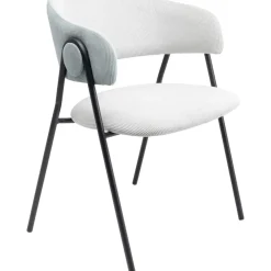 Armlehnstuhl Olina Grau