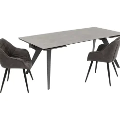 Ausziehtisch Amsterdam Dunkel 200(45+45)X100Cm
