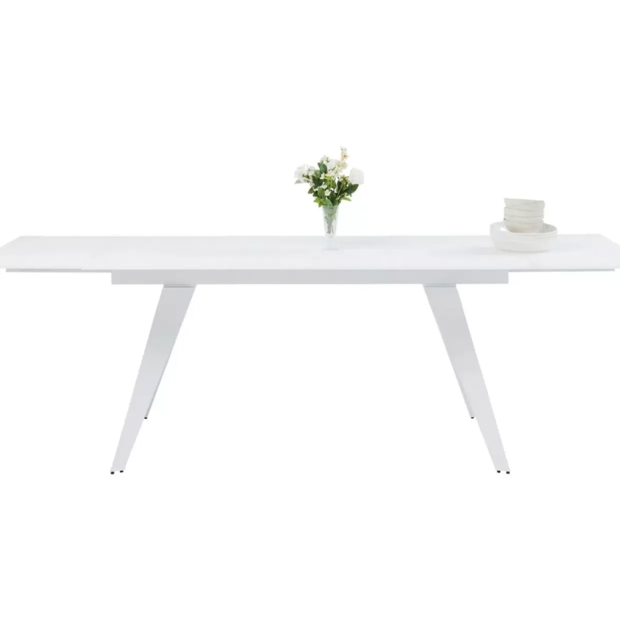 Ausziehtisch Amsterdam Weiss 160(40+40)X90Cm