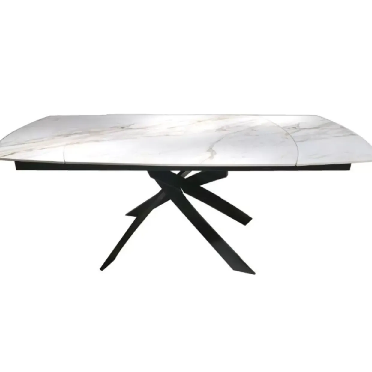 Ausziehtisch Twist Onyx 120(30+30)X90Cm