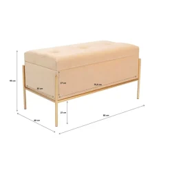 Bank Buttons Storage Beige Klein