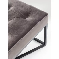 Bank Crossover Grau Schwarz 150X40Cm