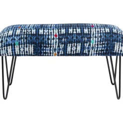 Bank Desna Patchwork Blau 80Cm