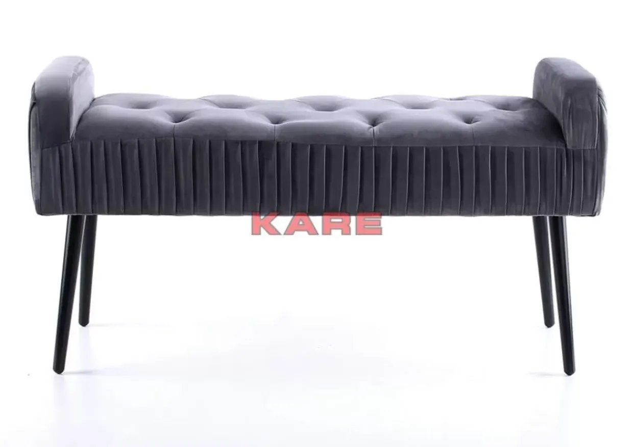 Bank Lofty Grau Schwarz