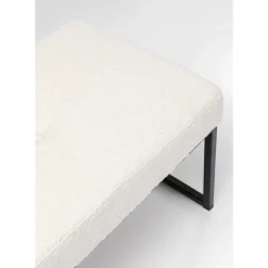 Bank Smart Boucle Creme Schwarz 150Cm