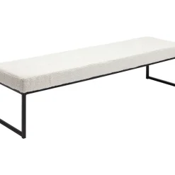 Bank Smart Boucle Creme Schwarz 150Cm