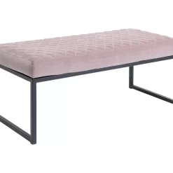 Bank Smart Rosa Schwarz 90X40Cm