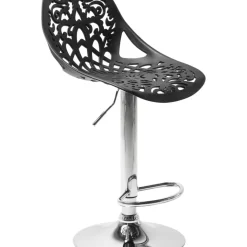 Barhocker Ornament Black