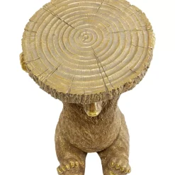 Beistelltisch Animal Bear Gold 35X34Cm