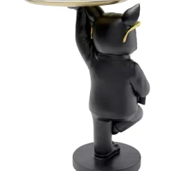 Beistelltisch Cool Bulldog Tray Schwarz 34X55Cm