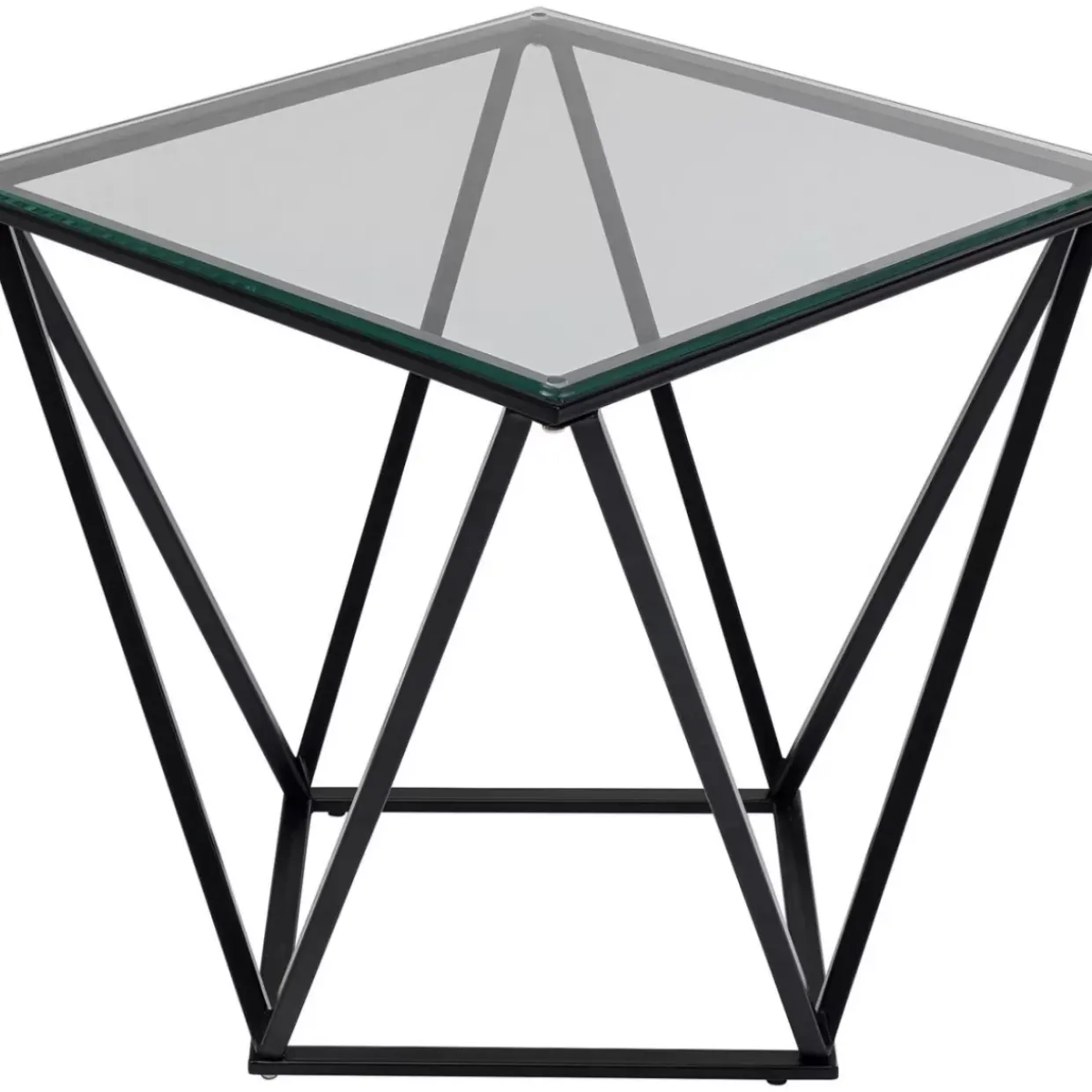 Beistelltisch Cristallo Schwarz 50X50Cm