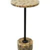 Beistelltisch Domero Mosaic Grau O25Cm