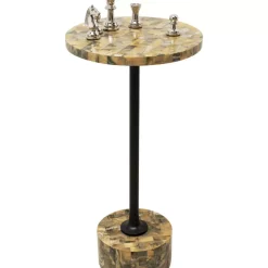 Beistelltisch Domero Mosaic Grau O25Cm