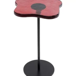 Beistelltisch Lava Rot O30Cm
