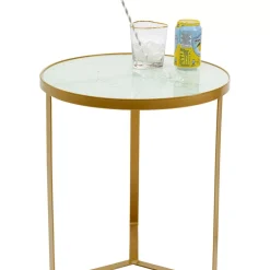 Beistelltisch Marble Gold O45