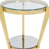Beistelltisch Monocolo Gold O50Cm