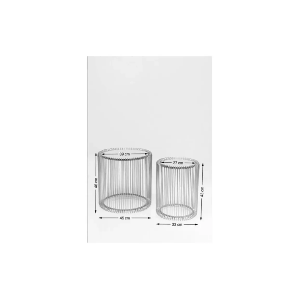 Beistelltisch Wire Copper (2/Set) O44Cm