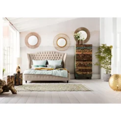 Bett City Spirit Linen Natural 180X200Cm
