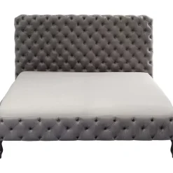 Bett Desire Hoch Silbergrau 160X200 Cm