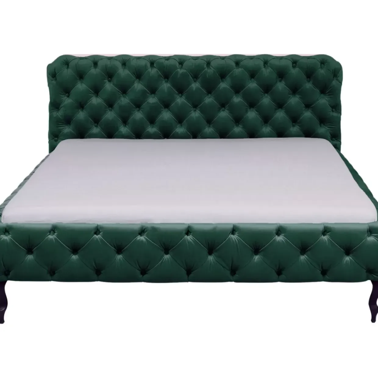 Bett Desire Velvet Grun 180X200Cm