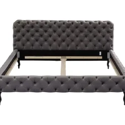 Bett Desire Velvet Silbergrau 200X200Cm