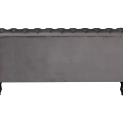 Bett Desire Velvet Silbergrau 200X200Cm