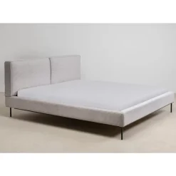 Bett East Side Cord Grau 180X200Cm