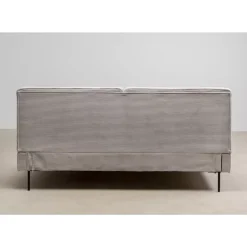 Bett East Side Cord Grau 180X200Cm