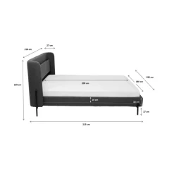 Bett Tivoli Grun 180X200