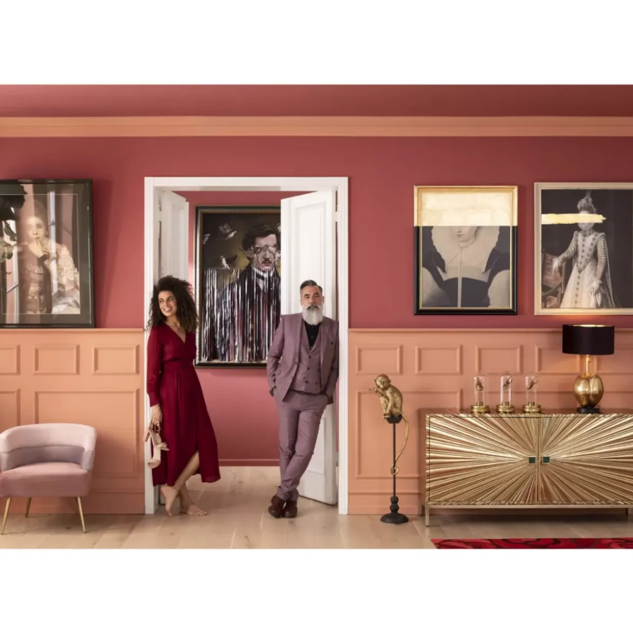 Bild Frame Gentleman Cuts 130X163Cm