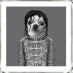Bild Frame Mirror King Dog 60X60
