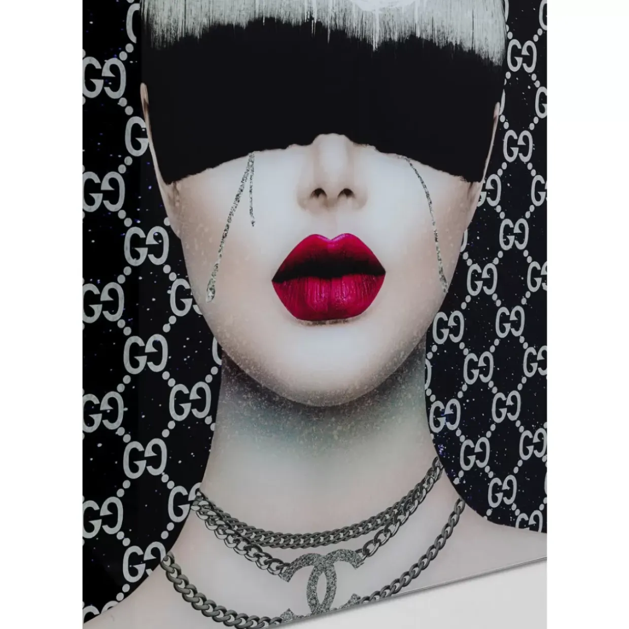 Bild Glas Fashion Haircut 80X80