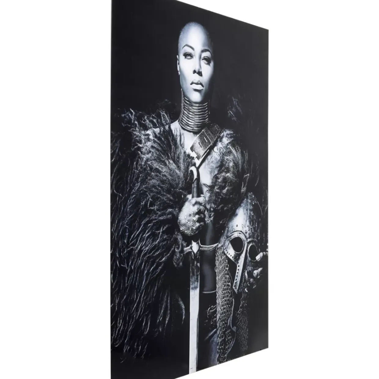 Bild Glas Lady Knight 100X150Cm