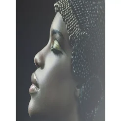 Bild Glas Royal Headdress Profile 100X150Cm