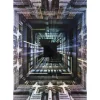 Bild Glas Science Fiction 120X180Cm