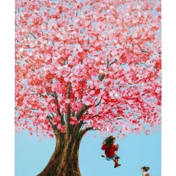 Bild Touched Flower Girl 160X120Cm