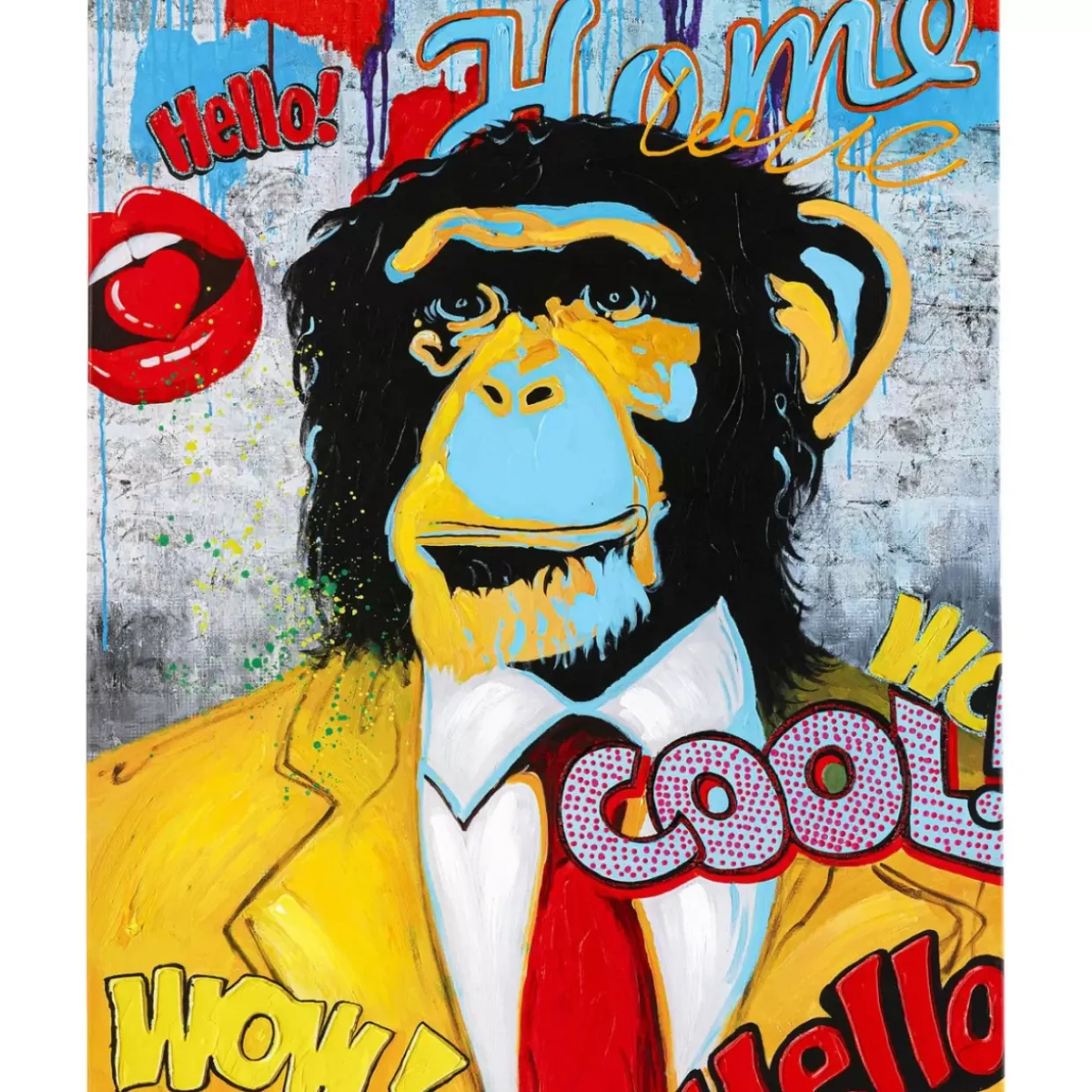 Bild Touched Show Monkey 120X90
