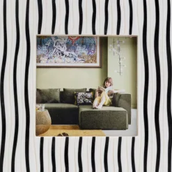 Bilderrahmen Black Stripes 17X17Cm