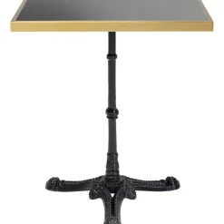 Bistrotisch Kaffeehaus Rim Square Schwarz 60X60