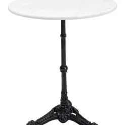 Bistrotisch Kaffeehaus Rund Weiss O60