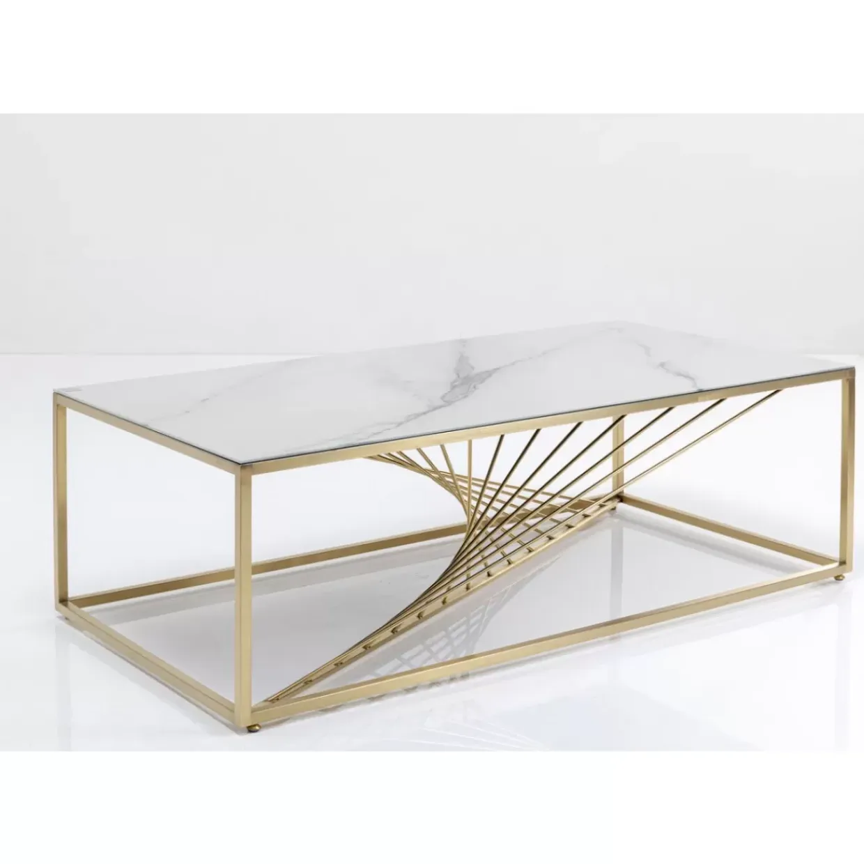 Couchtisch Art Marble Glass 140X70Cm