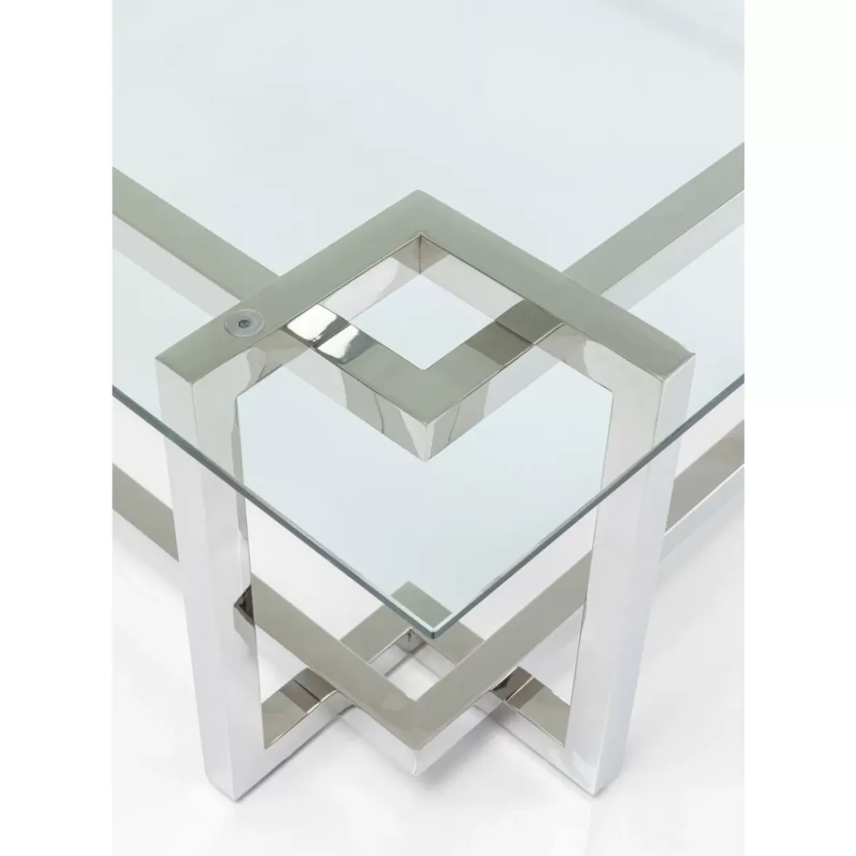 Couchtisch Clara Silber 120X120Cm
