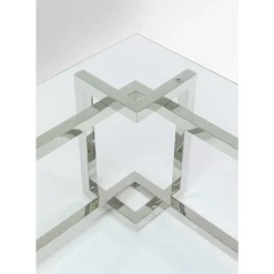 Couchtisch Clara Silber 120X120Cm