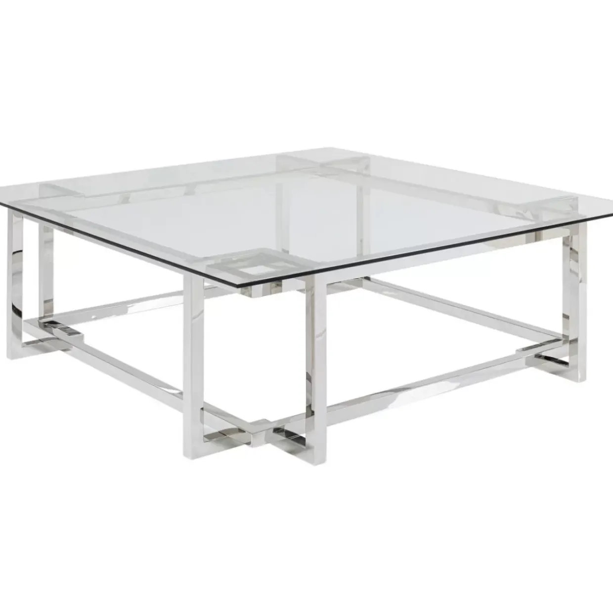 Couchtisch Clara Silber 120X120Cm