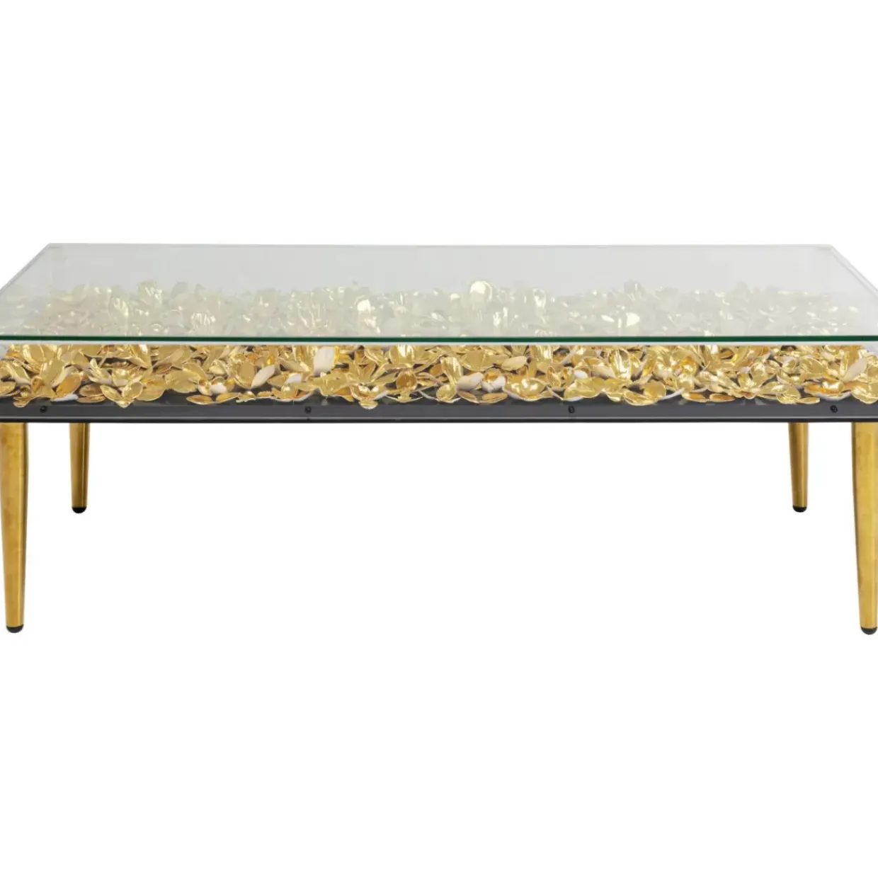 Couchtisch Gold Flowers 120X60