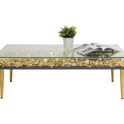 Couchtisch Gold Flowers 120X60