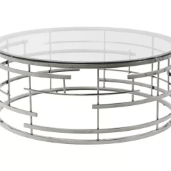 Couchtisch Jupiter Silber O100Cm