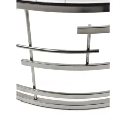 Couchtisch Jupiter Silber O100Cm