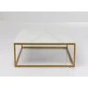 Couchtisch Key West Gold 90X90Cm