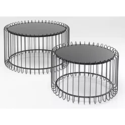 Couchtisch Line Onyx (2/Set)